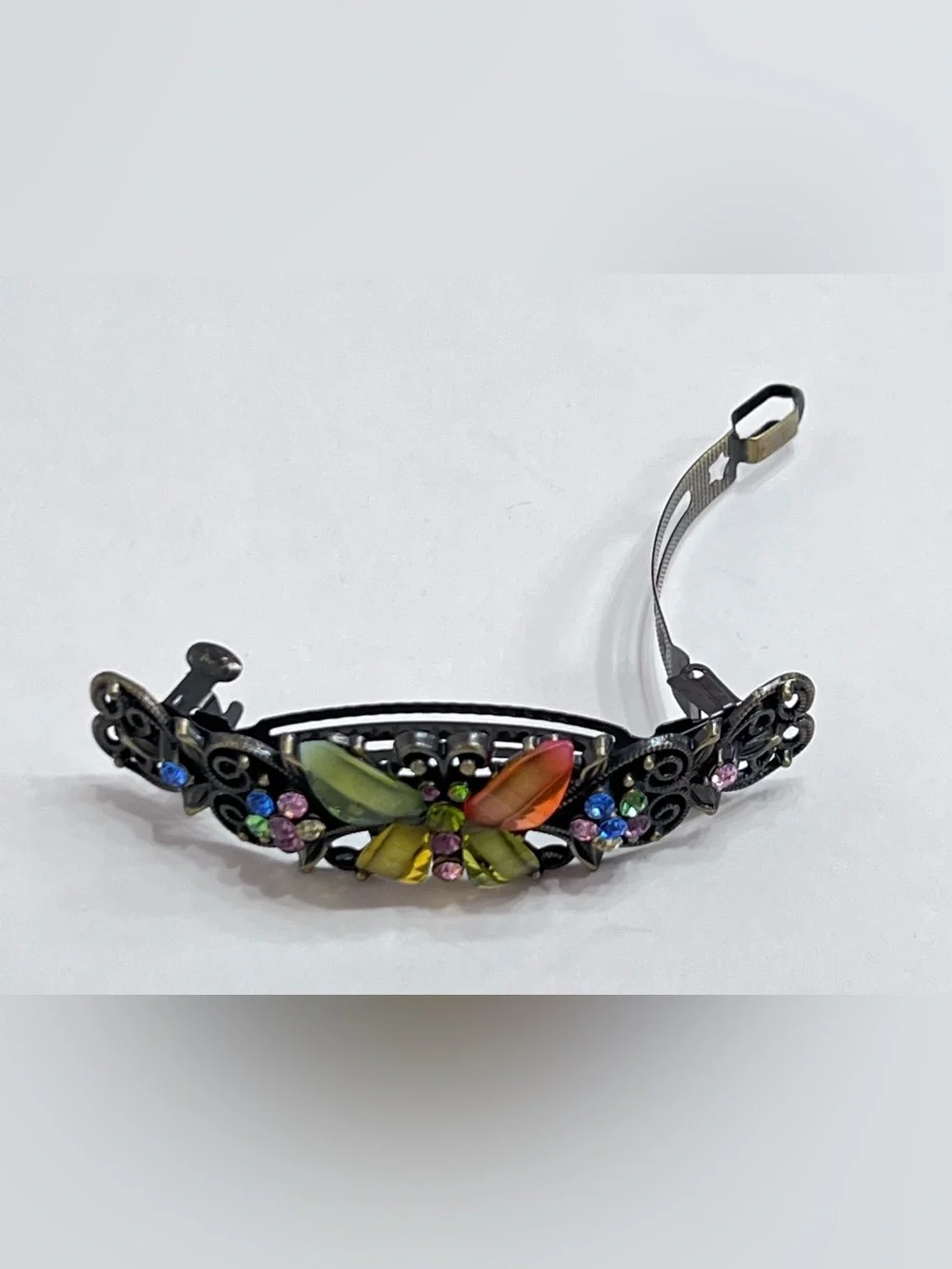 Colorful Crystal Barrette